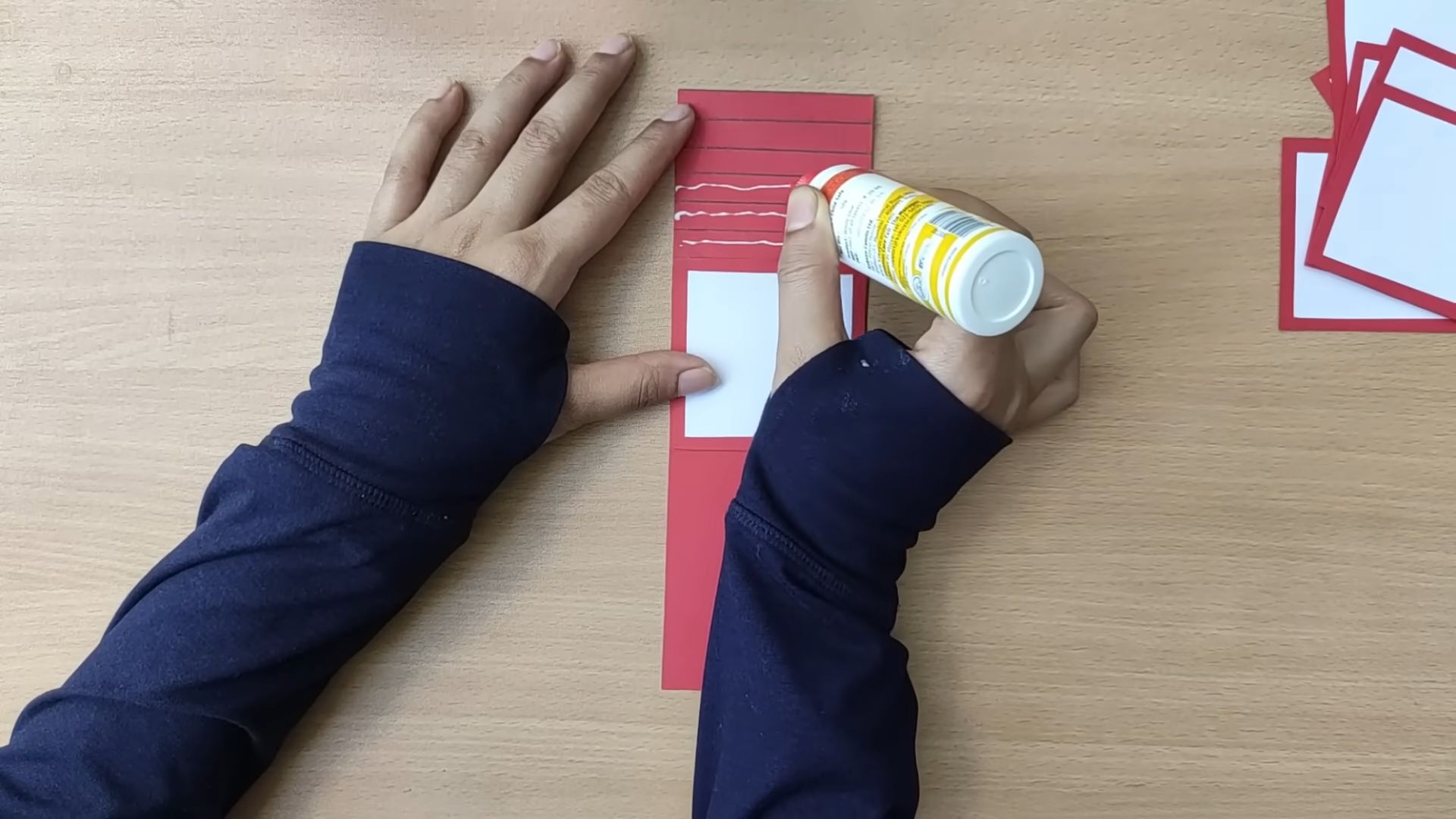 DIY Wasserfall Karte