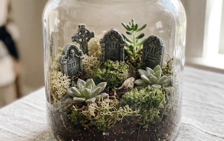 People Are Making Cemeterriums And They Are That Little Piece Of Spooky That Halloween Needs