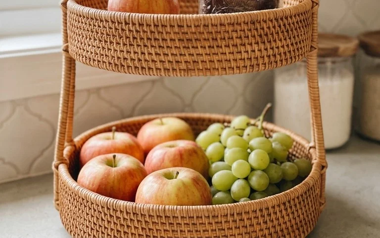 Cheap and Easy DIY Pottery Barn Inspired Basket Tray Tutorial