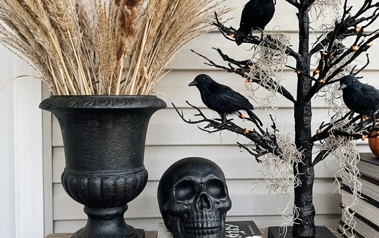 DIY Halloween Tree Porch Decor | Easy, Budget-Friendly & Spooky